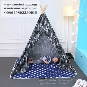 Popular 100% Cotton Canvas Fabric Wholesale Teepee Tent for Party thumbnail-3