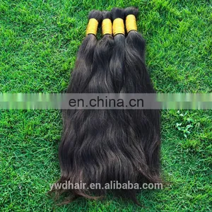 14-40inch Human Braiding Hair Bulk Virgin Braid Bulk Hair 1kg Unprocessed With Full Cuticle Unprocessed 8A Brazilian Virgin Hair thumbnail-1