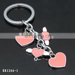 Bowknot Shape Metal Keychain Charms Key Ring Key Holder thumbnail-4