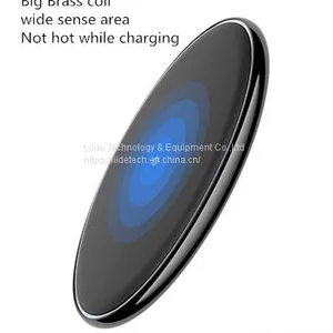 IPhone LG Samsung Lenovo Smart Cell Phone Mobile Phone Round Bluetooth Wireless Quick Charger thumbnail-1