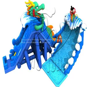 Factory Price Commercial Pool Used Water Park Slides for Sale thumbnail-1
