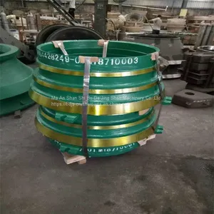 Concave and Mantle Spare Wear Parts for Cone Crusher Metso GP300 Concave and Mantle thumbnail-4