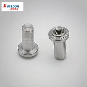 BS-M3-1/BS-M3-2 Self-clinching Blind Fasteners Stainless Steel Nature Blind Nuts PEM Standard Factory Wholesales thumbnail-2