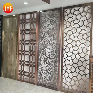 Custom Design Balcony Perforated Metal Screen Partition Restaurant Wall Divider thumbnail-4