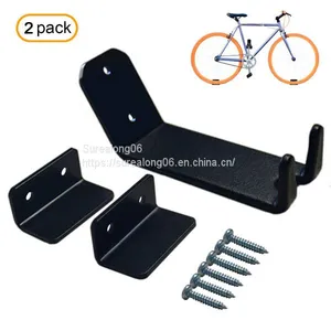 Bike Bicycle Cycling Display Car Rack Pedal Wall Mount Storage Hanger Stand thumbnail-1