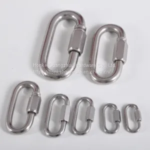European Type Link Ring Oval & Round Door Buckle Anchor Shackle Ship Anchor Chains thumbnail-1