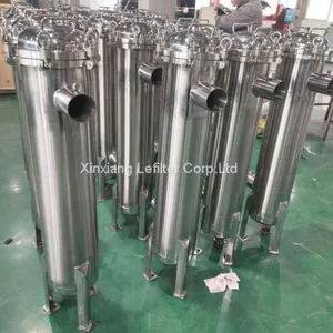 High Flow Rate Capacity Stainless Steel Filter Housing With Inner PP Media Filter Cartridge thumbnail-1