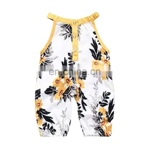 Factory Baby Clothes Summer 100%Cotton Short Sleeves With Prints Newborn Infant Baby Bodysuits Rompers thumbnail-1
