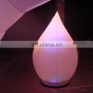 Ground LED Lighting Decoration Inflatable Water Drop Lights With Air Blower for Events Party thumbnail-5