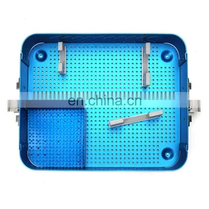 Orthopedic Surgical Instruments Aluminum Sterilization Box for Drill and Saw thumbnail-1