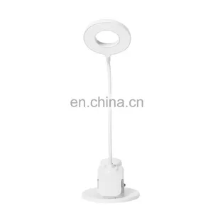 5W 1250mAh USB Charge Battery Desk Lamp Touch Control Bedside Reading Led Clip Table Lamp thumbnail-3