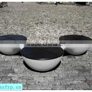 Fiberglass Outdoor Park Corrosion-resistant Chairs thumbnail-3