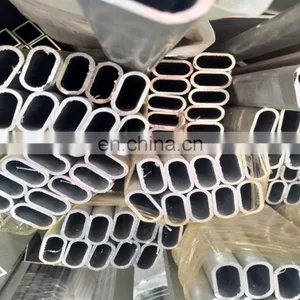 6063 T5 Extrusion Structure Aluminum Round Profile Hollow Aluminum Tube 6061 T6 Large Oval Aluminium Extrusion Manufacturer thumbnail-6