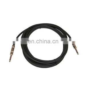 Accept Customization Black Jacket Bulk Guitar Cable OFC OD 6MM Instrument Cable Guitar thumbnail-1