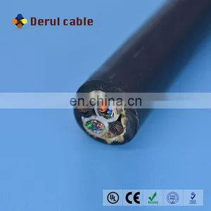 Underwater Power Cable With 4 Twisted Pair Cat5 Ethernet Wire Underwater Camera Cable thumbnail-1