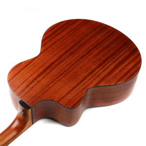 Good Price Matte 40 Inch Auditorium Made in China Wood Acoustic Guitar OEM Guitar for Sale thumbnail-5