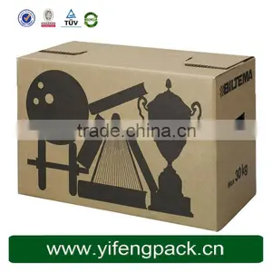 Plain Kraft Paper Cartons Corrugated Box Packaging Box thumbnail-3