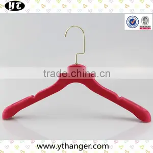 Many Colors Velvet Hanger With Anti-slip Rubber for Clothes thumbnail-2