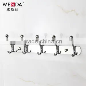 Wesda Zinc Alloy Bathroom Accessories Decorative Stainless Steel Coat Hook for Towel 831 thumbnail-3