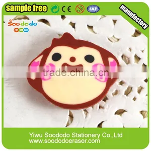 Fancy 2D Ectrusion Eraser With Printing for Student Office thumbnail-1