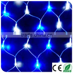 Led Christmas Light Blue and White Color Led Net Lights for Holiday Decorate, Street Lights, Party Lights thumbnail-1