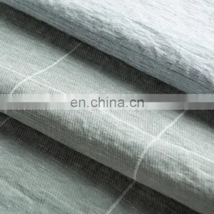 Wholesale Cheap Price Cotton and Linen Viscose Crinkle Cloth Fabric Price per Meter thumbnail-2