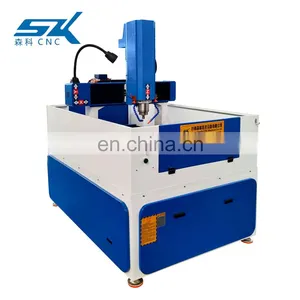 Small 600X900mm 600X600mm Shoe Mold Milling Router CNC Metal Engraving Machine Cutting Engrave thumbnail-5