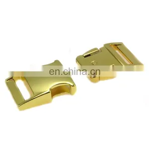 Gold Metal Zinc Alloy D Ring Adjustable Buckle Dog Hook Quick Side Release Buckle For Dog Accessories thumbnail-4