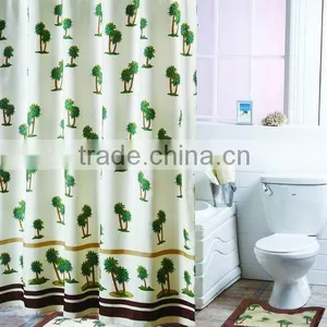Hot Sell 100% Polyester Printed Easy Cleaning Bathroom Set thumbnail-1