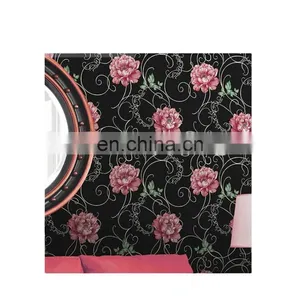 Latest Cheap Oem Room Waterproof Paintable Pvc Beautiful Wallpaper Wallpaper Rolls Design for Bedroom thumbnail-3
