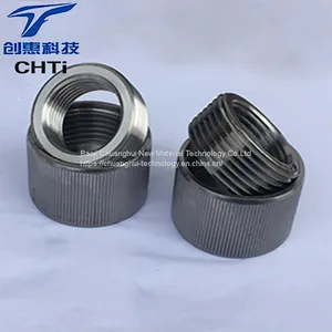 Spot Supply of Chuanghui TC4 Titanium Alloy Gray Nut Mechanical Accessories for Customized Processing of Irregular Parts thumbnail-4
