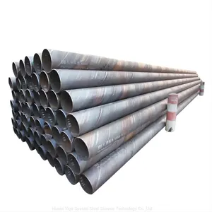 Carbon Steel Helical Seam Pipe Spiral Welded Steel Tube SSAW Carbon Steel for Construction thumbnail-4