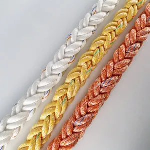 8/12 Strands Mixed Polyester Polypropylene Nylon Polyamide Marine Towing Mooring Rope thumbnail-5