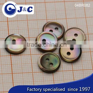 J&C Brown MOP Shell Buttons,pearl Shell Buttons for Fashion Shirt.BR082, BR083 thumbnail-1