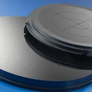 Micro Porous Ceramic Suction Cup, Semiconductor Vacuum Suction Cup, Silicon Carbide Alumina Dense Ceramic Turntable Suction Cup thumbnail-1