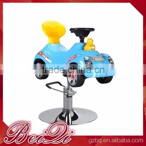 Beiqi Hot Sales Safety Plastic Car Shape Baby Hairstyling Chair Barber Chair for Children Hairdresser Chairs Salon Furniture thumbnail-1