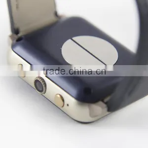 IOS Android Heart Rate Monitor Watch With Leather Band thumbnail-3