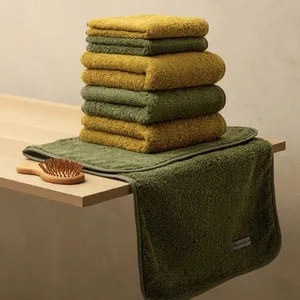 OEM Egypt Long-staple Cotton High Density Soft Towels Beach Towels With OKEO-TEX thumbnail-1