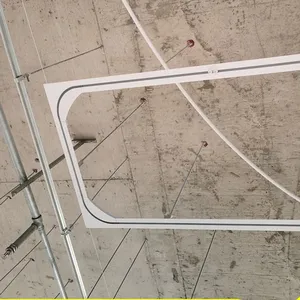 Hidden Installation of Embedded Infusion Tracks, Curtain Tracks, Aluminum Alloy Tracks thumbnail-1
