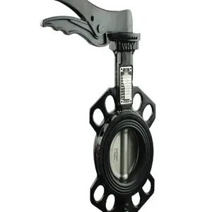 Wafer Butterfly Valve With Stainless Steel Body, EPDM Seal, and Compact Design for High-Pressure Systems thumbnail-1