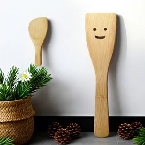 Mini Bamboo Spautla Whloesale Bamboo Wood Rice Paddle thumbnail-4