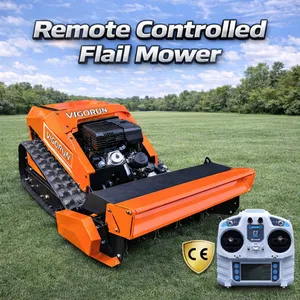 Vigorun Industrial Flail Mower MTSK800 Robot Weeding Machine Remote Control Gasoline-Powered for Lawn Garden Forest Mulching thumbnail-1