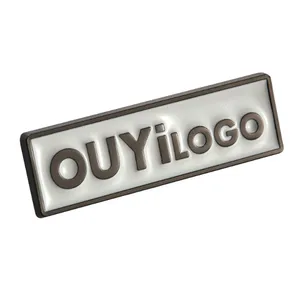 Custom Triangle Soft Enamel Metal Label For Bag Clothing Brand Logo thumbnail-5