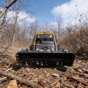 Vigorun MTSK1000 RC Tracked Mulcher Machine 1000mm Cut Flail Hammer for Bare Woodland and Dead Shrub Clearing thumbnail-1