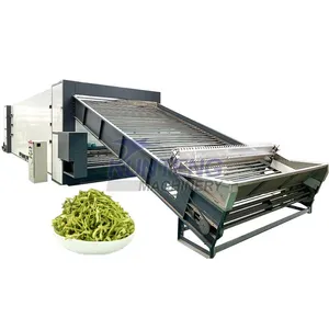 Continuous Plant Leaf Drying Oven Pumpkin Leaves Dehydrator Conveyor Dryer Leaves and Flowers Drying Machine EPC thumbnail-1