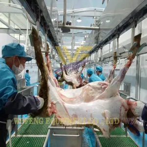 USDA Complete Goat Slaughtering Equipment Lamb Abattoir Line Machinery Sheep Butcher Machine Meat Processing Factory thumbnail-1