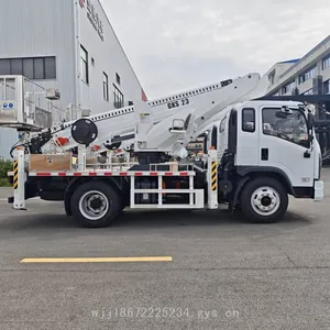Dongfeng Export-type 23-meter Aerial Work Vehicle, Telescopic Boom Aerial Work Platform for Foreign Trade Maintenance thumbnail-3