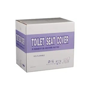 Factory Offer Disposable Travel Public Toilet Seat Cover Virgin Pulp Disposable Toilet Protection Toilet Covers Disposable With Competitive Price thumbnail-1