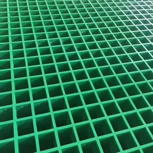 Fiberglass Trench Cover Resin Composite Grating for Drainage Systems thumbnail-1