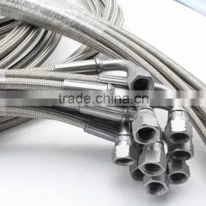 China Tube Steel Braided Soft 5/6" Inch PTFE Hose Assembly thumbnail-4